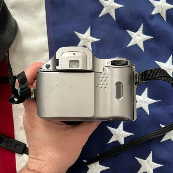Olympus Camera with Black Case